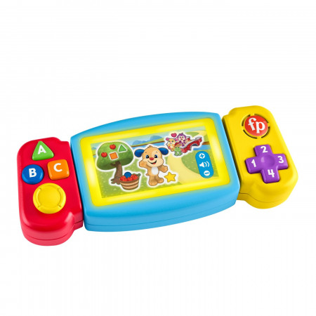 FISHER PRICE LAUGH&amp;LEARN CONSOLA BEBE IN LIMBA ROMANA - Img 2