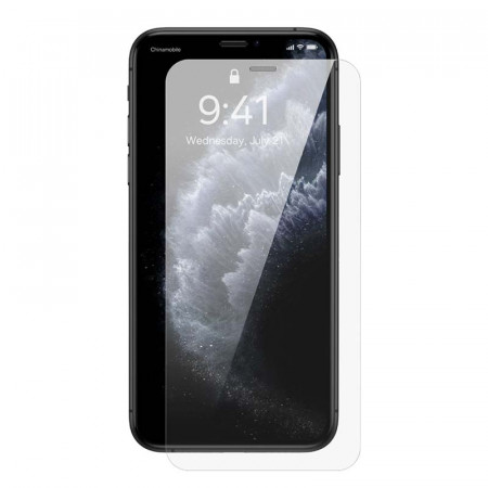 Folie din sticla securizata Baseus de 0,3 mm (pachet de 2 buc) pentru iPhone XS Max/11 Pro Max de 6,5 inci - Img 2