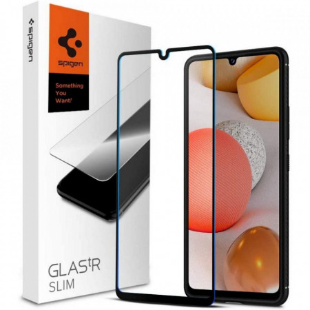 Folie protectie din sticla securizata Spigen Glass Fc Galaxy A42 5g Negru