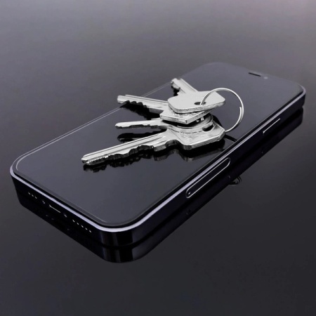 Folie securizată pentru ecran u Wozinsky Full Glue iPhone 15 Pro - negru - Img 3
