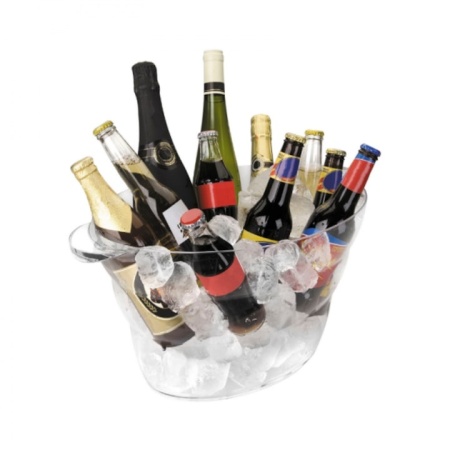 Frapiera ovala din plastic acrilic, Professional Cubo, 13 litri - Img 2