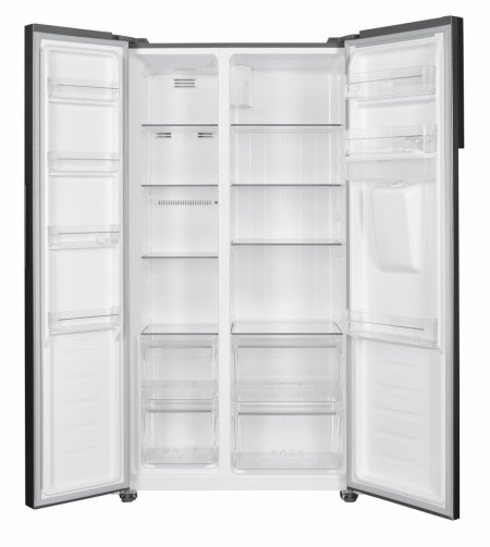 Frigider side by side Heinner HSBS-H439NFXWDE++, 433 l, No Frost, Display, Dozator de apa, Functie smart, Functie congelare si racire rapida, Clasa E, H 176.5 cm, Aspect inox - Img 7