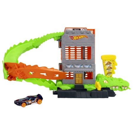 HOT WHEELS CITY PISTA INAMICILOR ATACUL CROC PIZZA - Img 2