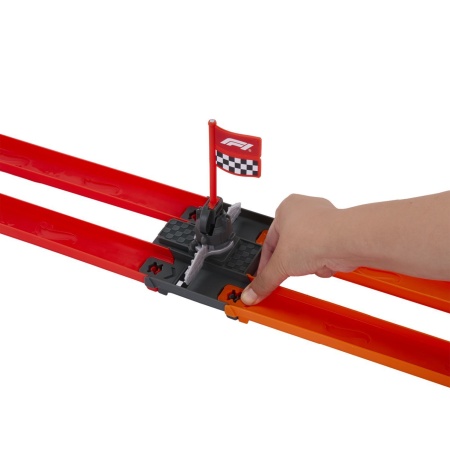 HOT WHEELS RACING CIRCUIT DE CURSE GRID START FORMULA 1 CU 2 MASINUTE INCLUSE - Img 2