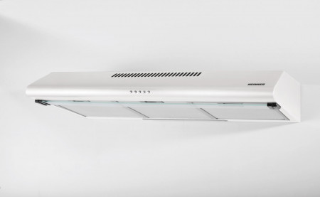 Hota traditionala Heinner HCH-490-WH, 2 motoare, Putere de absorbtie 304.5 m3/h, Lumina LED, 3 trepte de viteza, 90 cm, Alb - Img 2