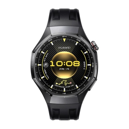 HUAWEI WATCH GT 6 Pro 46mm Black Titanium Alloy Case, Curea Black Fluoroelastomer - Img 2