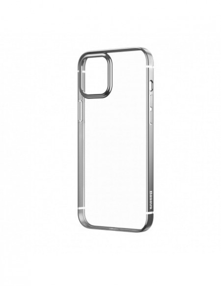 Husa Baseus Shining Case For iPhone 12 Pro Max (2020) Silver - Img 4