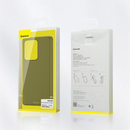 Husa Baseus Wing Ultra PP subtire pentru Samsung Galaxy S20 Ultra black (WISAS20U-01) - Img 7