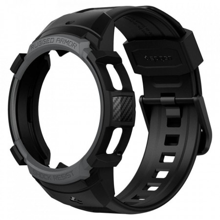 Husa + curea SPIGEN RUGGED ARMOR ”PRO” pentru GALAXY WATCH 4 CLASSIC 42 MM CHARCOAL GREY - Img 7