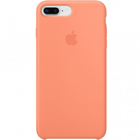 Husa originala din Silicon Portocaliu Peach pentru APPLE iPhone 8 Plus