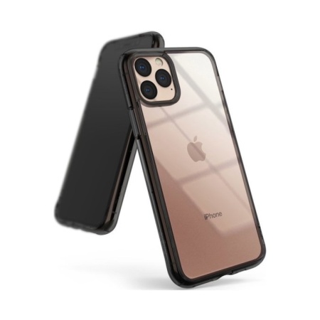 Husa Ringke Fusion PC cu Black Bumper TPU pentru Apple iPhone 11 Pro, Transparent - Img 2