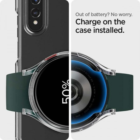 Husa smartwatch Spigen ULTRA HYBRID GALAXY Watch 4/5 (44 MM) CRYSTAL CLEAR - Img 8