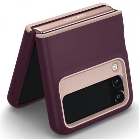 Husa telefon CASEOLOGY NANO POP pentru Samsung GALAXY FLIP 4 BURGUNDY BEAN - Img 6