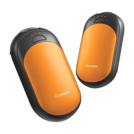 Incalzitor de maini Ocoopa UT3 Lite 2x2500 mAh, USB-C, negru si portocaliu - Img 2