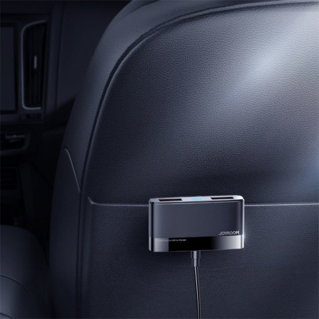Incarcator auto + extensie 5x USB 6,2 A Joyroom black (JR-CL03) - Img 2