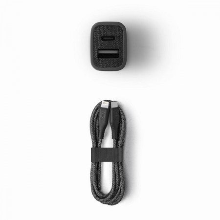 Incarcator auto Votra Duo P30 USB-C PD 30W MFI + cablu USB-C la Lightning - Img 2