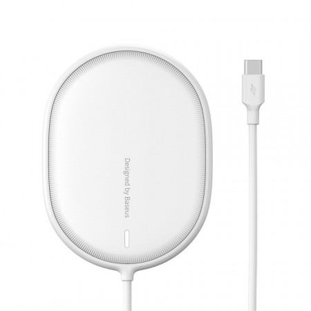 Incarcator wireless,Baseus Light pentru iPhone 12, 15W (white)