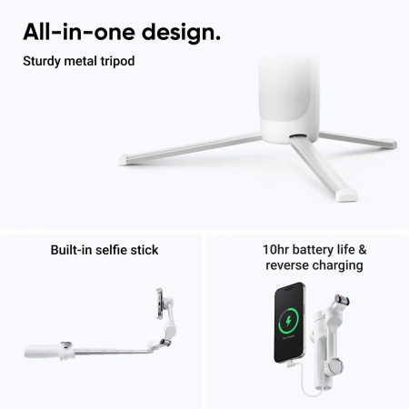 Insta360 Flow 2 Standard Bundle Summit White - Img 4