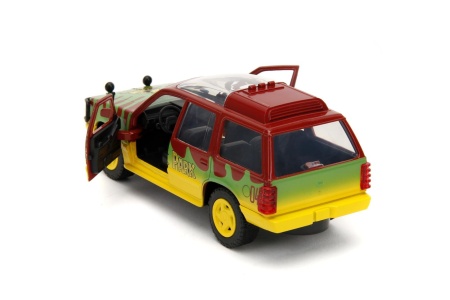 JADA JURASSIC WORLD 30TH ANNIVERSARY MASINUTA METALICA FORD EXPLORER 1993 SCARA 1 LA 32 - Img 3