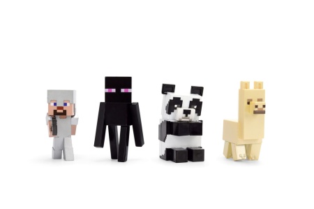 JADA MINECRAFT SET 4 FIGURINE METALICE 6.5CM - Img 2