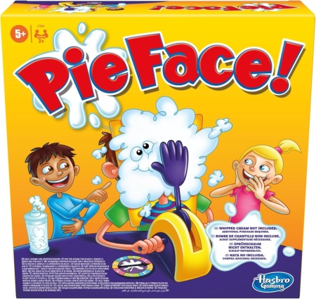Joc de Societate Hasbro Gaming Pie Face, Joc Amuzant cu Frișcă pentru Familie și Copii 5+ Ani, Joc de Petrecere 2+ Jucători - Img 2