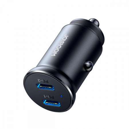 Joyroom JR-CCN06 30W 2x USB-C mini încărcător auto metal - negru - Img 6