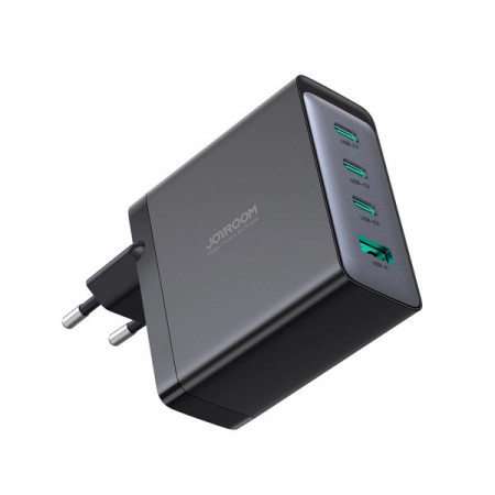 Joyroom JR-TCG04EU incarcator GaN 100W 3x USB-C USB-A + cablu USB-C / USB-C 100W - negru - Img 6