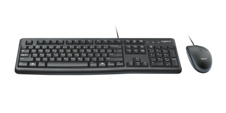 Kit Logitech Wired Desktop MK120, USB 2.0, layout US INTL, Negru - Img 2