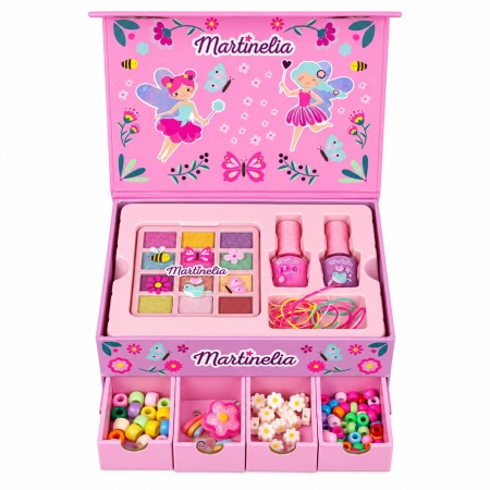 MARTINELIA FAIRY THINGS TRUSA COMPLETA MACHIAJ IN CUTIE CU 2 COMPARTIMENTE - Img 2