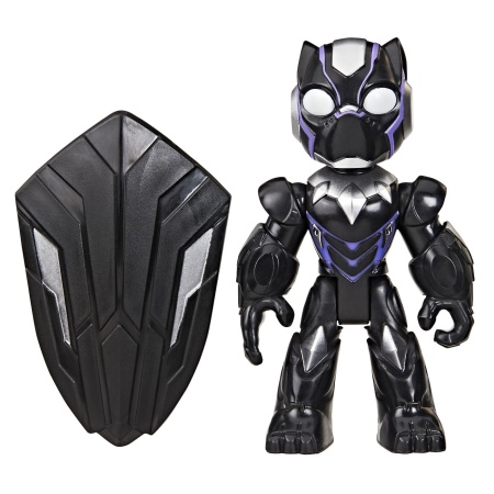 MARVEL IRON MAN SI PRIETENII SAI UIMITORI FIGURINA BLACK PANTHER 7.6CM - Img 2