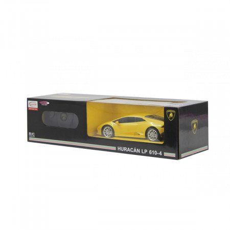 MASINA CU TELECOMANDA LAMBORGHINI HURACÁN LP610-4 GALBEN CU SCARA 1 LA 24 - Img 2