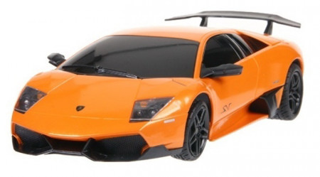 MASINA CU TELECOMANDA LAMBORGHINI MURCIELAGO LP670 PORTOCALIU CU SCARA 1 LA 24 - Img 2