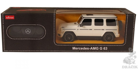 MASINA CU TELECOMANDA MERCEDES-BENZ G63 ALB SCARA 1 LA 24 - Img 2