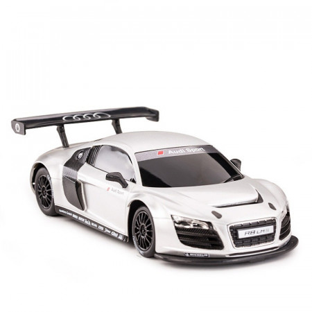 MASINUTA METALICA AUDI R8 ARGINTIE SCARA 1 LA 24 - Img 3