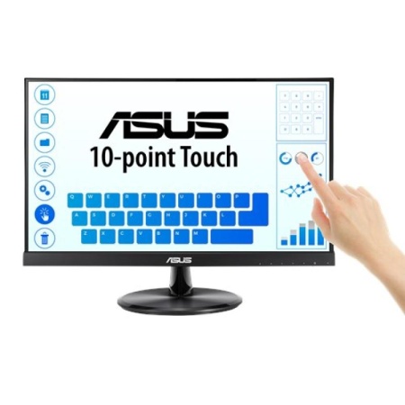 Monitor LED Asus VT229H 21.5 inch, Touch, Full HD, IPS, D-sub/HDMI/USB, Boxe, Negru - Img 4
