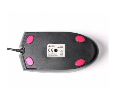 Mouse A4Tech OP-550NU-1, USB, V-track, Negru - Img 7