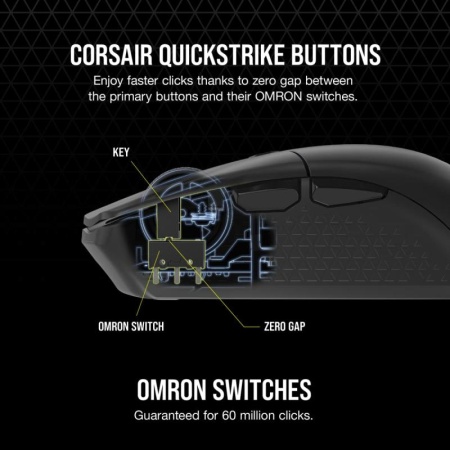 Mouse Gaming Wireless Corsair KATAR ELIT - Img 9