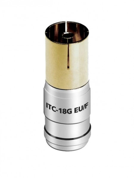 Mufa Coax F pentru cablu coaxial Audioquest ITC-18G EU, cod 68-012-53