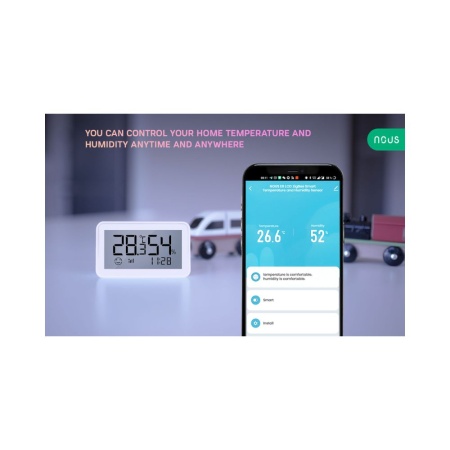 Nous E6 smart Tuya Zigbee wireless temperature and humidity sensor with LCD display - Img 3