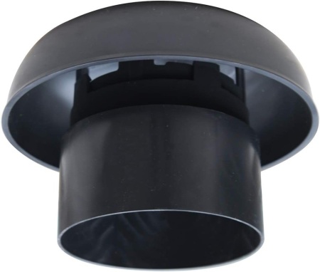 Pălărie Ventilație FIRST PLAST CDV100A, 100 mm, Negru - Img 2