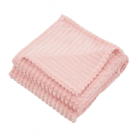 PATURA FLANNEL 200X220 CM ROZ - Img 3