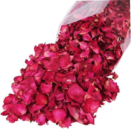 Petale Deshidratate de Trandafir Roșu 100g, Petrale Naturale pentru Băi Relaxante, Aromaterapie și Proiecte DIY - Img 4