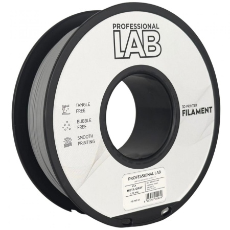 PROF. LAB 3D FILAMENT 1KG PLA META GRAY - Img 2