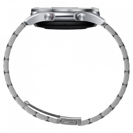 Protectie din aluminiu Spigen Chrono Shield silver pentru Samsung Galaxy Watch 3 45mm negru - Img 7