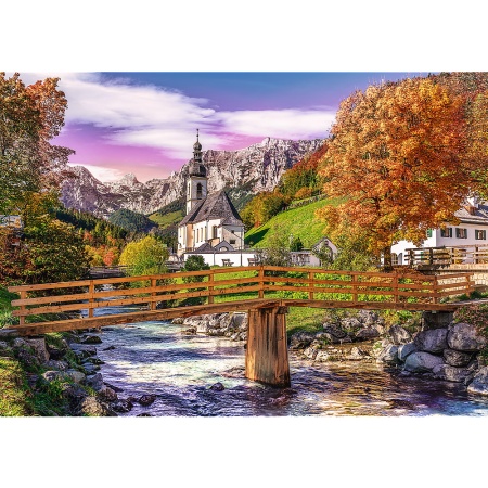 PUZZLE TREFL 1000 TOAMNA IN BAVARIA - Img 2