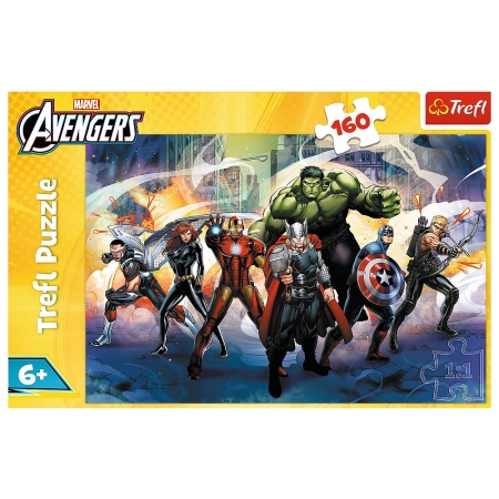 PUZZLE TREFL 160 MARVEL RAZBUNATORII SUPERPUTERI - Img 3