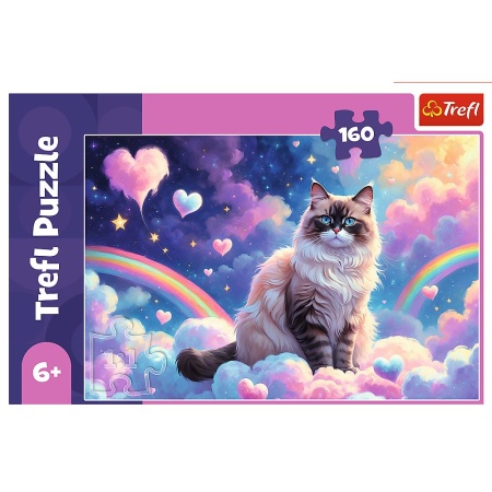 PUZZLE TREFL 160 PISICUTA DOMESTICA - Img 3