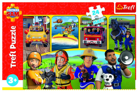 PUZZLE TREFL 24 MAXI POMPIERUL SAM - Img 3