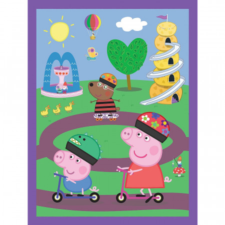 PUZZLE TREFL 2IN1 MEMO PEPPA PIG MOMENTELE FERICITE - Img 2