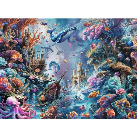 PUZZLE TREFL 3000 COLECTIA SUA VIATA SUBACVATICA POSTER INCLUS - Img 2